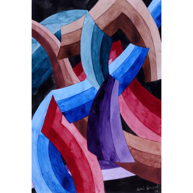 22 / Cxxxvii Painting by Ulli Heupel | ArtMajeur