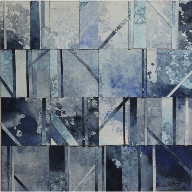 4X4/20X20/2023 N12 Painting by Raymond Guibert | ArtMajeur