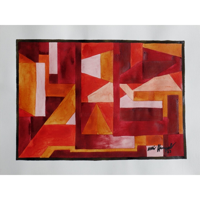 23 / Xxiii Urbanitt Ii Painting by Ulli Heupel | ArtMajeur