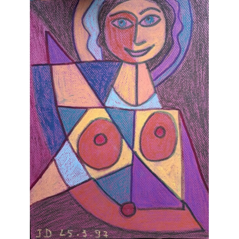 Le  Pendule     Painting by Jacques Desvaux (JD) | ArtMajeur