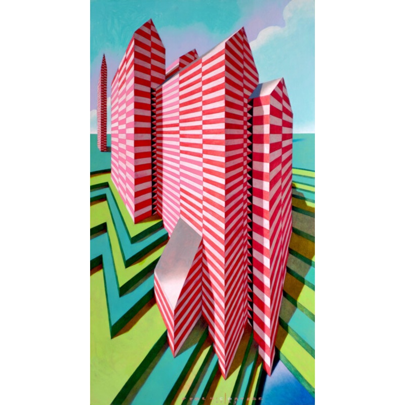 Virtual Model The Castle Painting by Federico Cortese | ArtMajeur