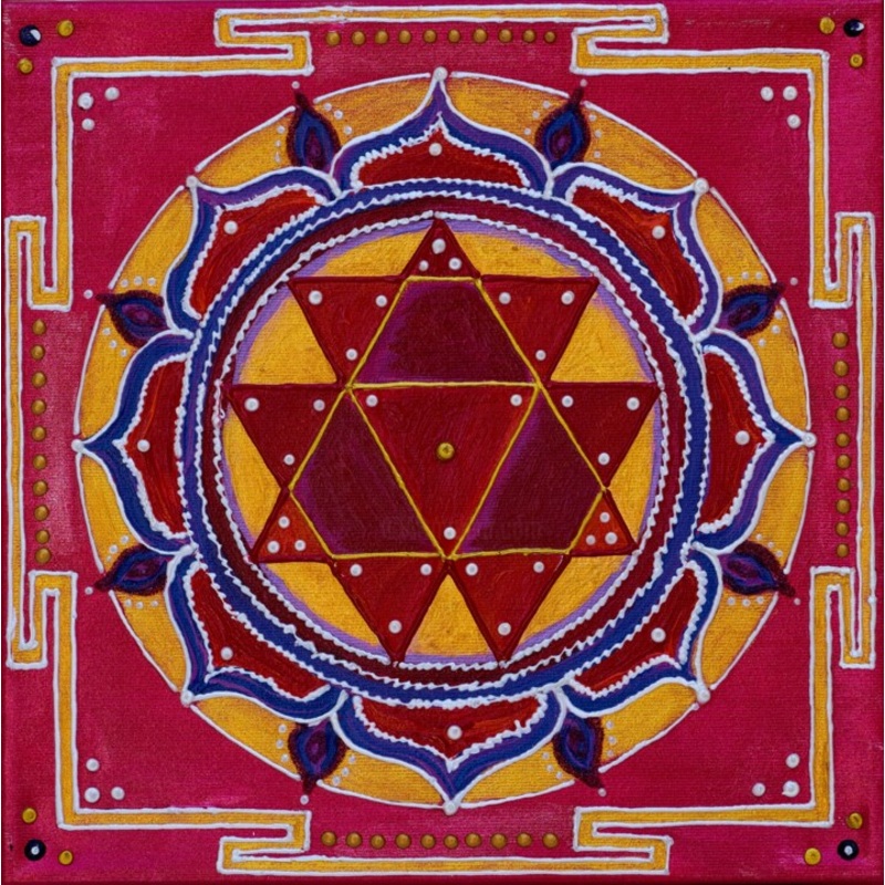 Yantra Dugra Painting by Vladilena Cherednichenko | ArtMajeur