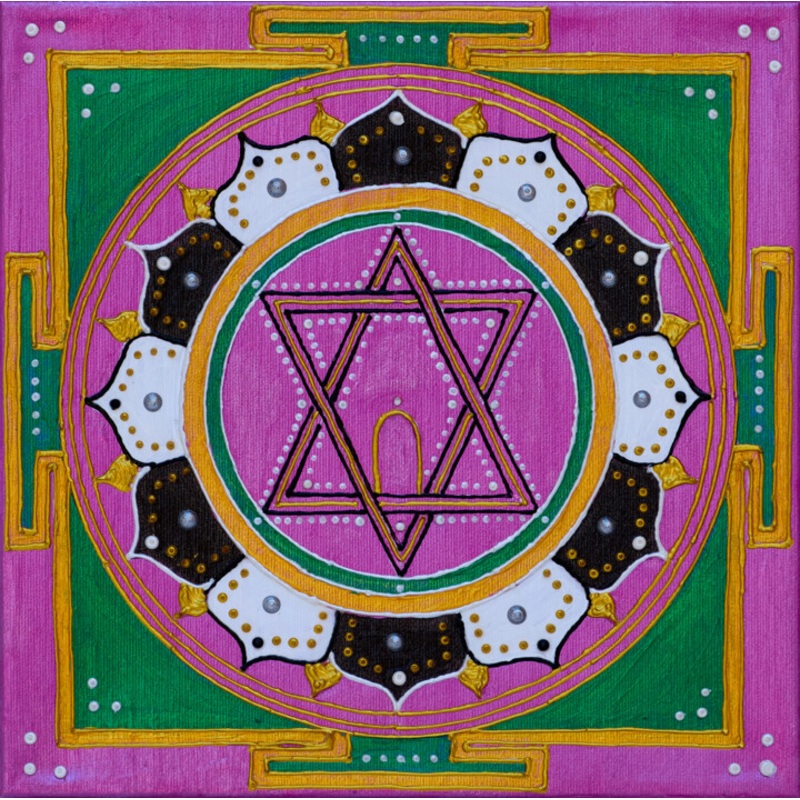 Yantra Sundari Painting by Vladilena Cherednichenko | ArtMajeur