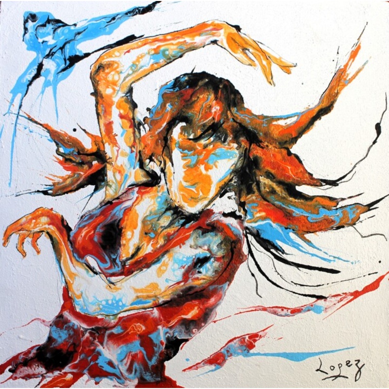 1687 Flamenco Painting by Jean-Luc Lopez | ArtMajeur
