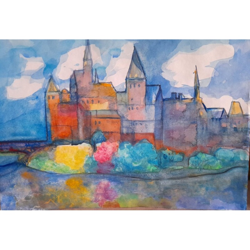 Gothic Castle Painting by Alexey Zhucovsky | ArtMajeur