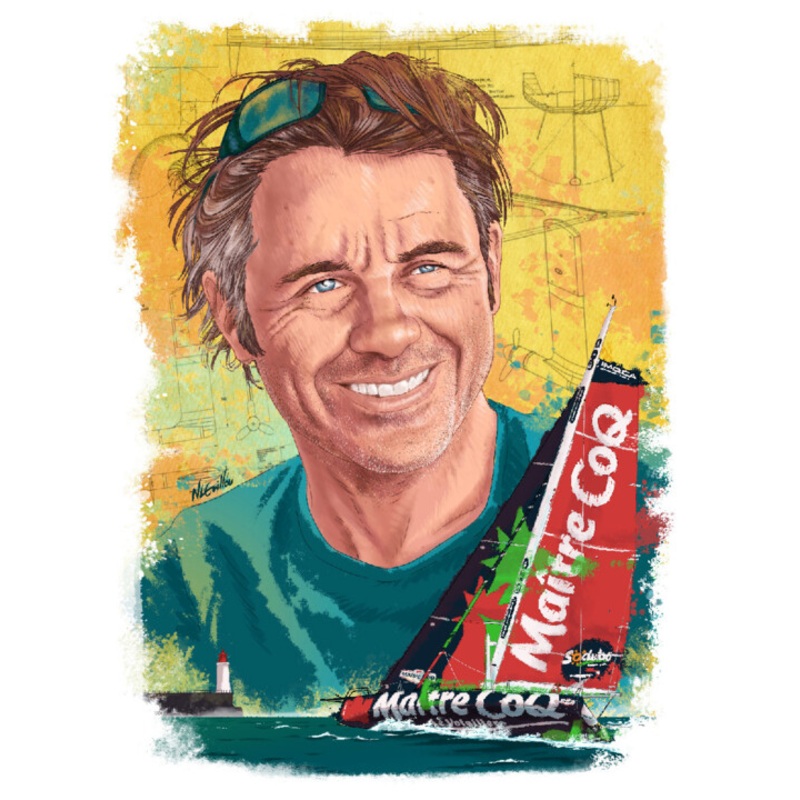 Yannick Bestaven Painting by Nicolas Le Guillou | ArtMajeur