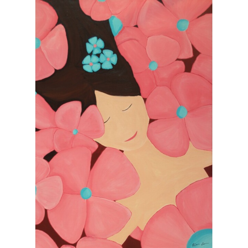 Zazie Nice To Meet You Painting by Blandine Cavalier | ArtMajeur