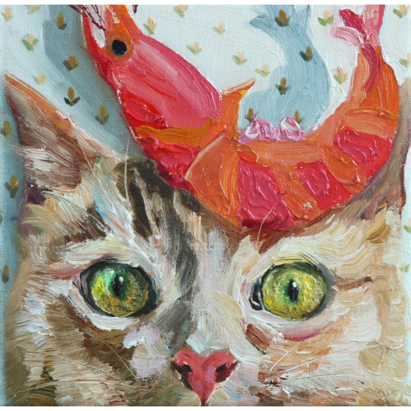 Yammy Yammy Painting by Ying Zhang | ArtMajeur