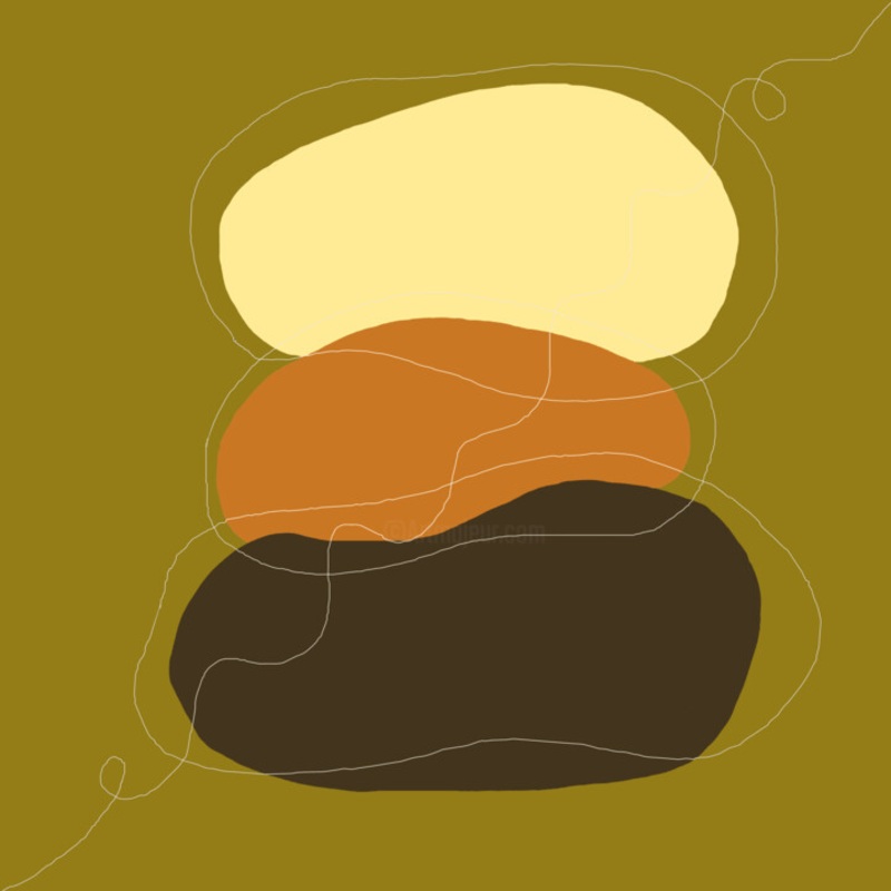 Zen Minimalism. Earthy Vibrations 2 – Pr Digital Arts by Vafa Majidli | ArtMajeur