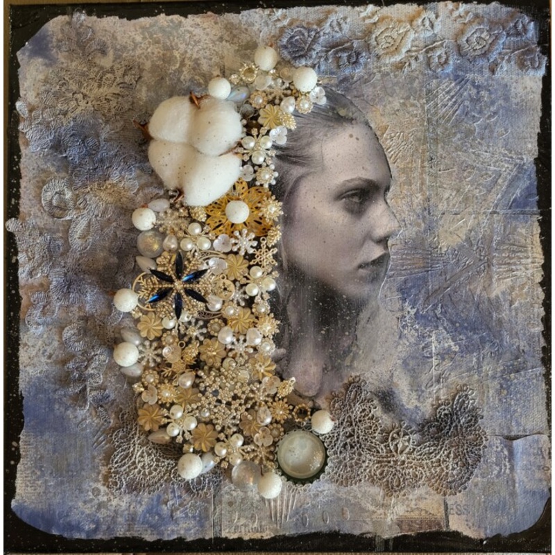 Winter Collages by Delphine Sagot | ArtMajeur