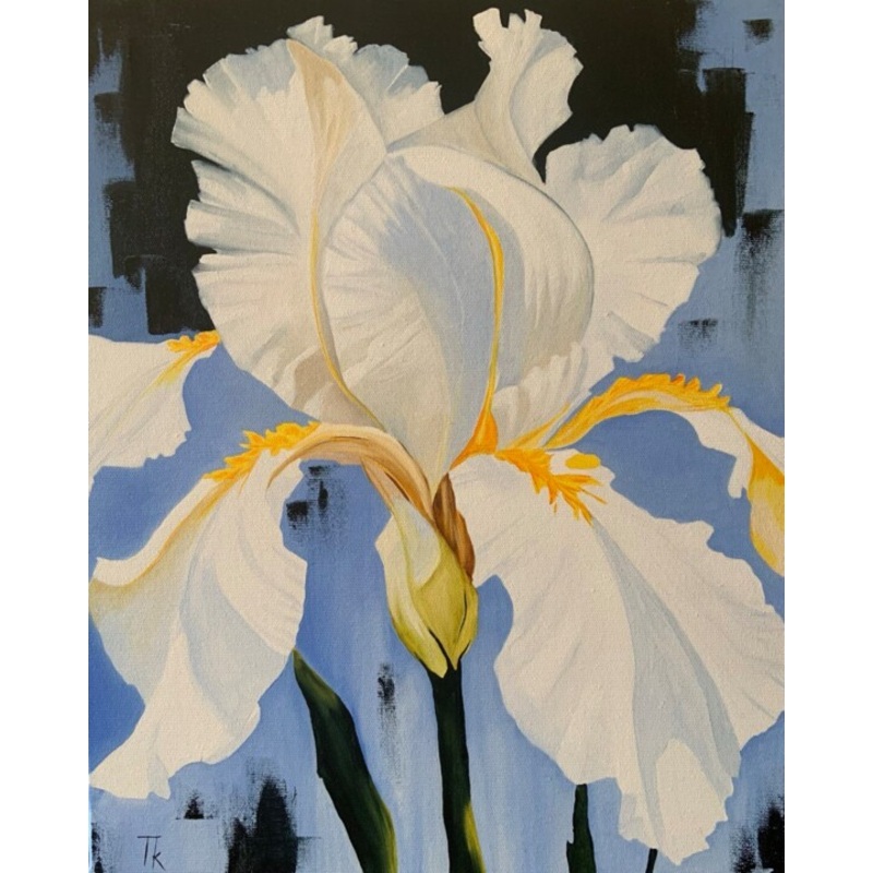White Dance Of Souls Painting by Olga Tkachova | ArtMajeur