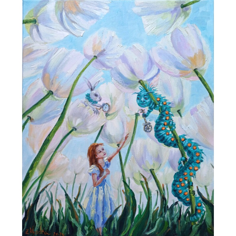 Whisper Of Miracles In The Petals. Painting by Zina Vysota | ArtMajeur