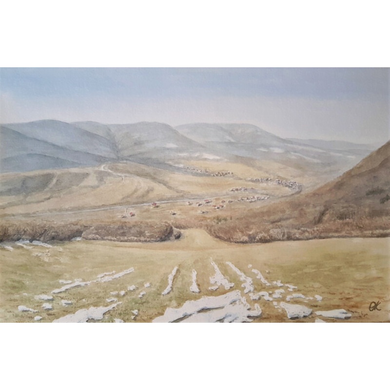 | Parmi Les Sommets | Among Painting by Olha Krasko | ArtMajeur