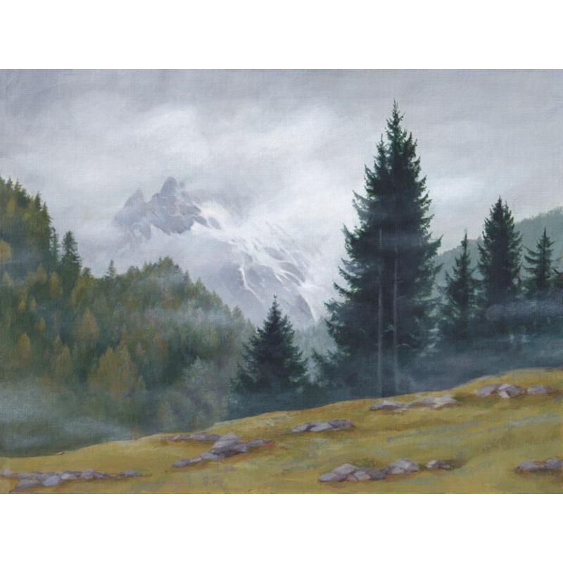 Where The Trail Fades Painting by Sundra | ArtMajeur
