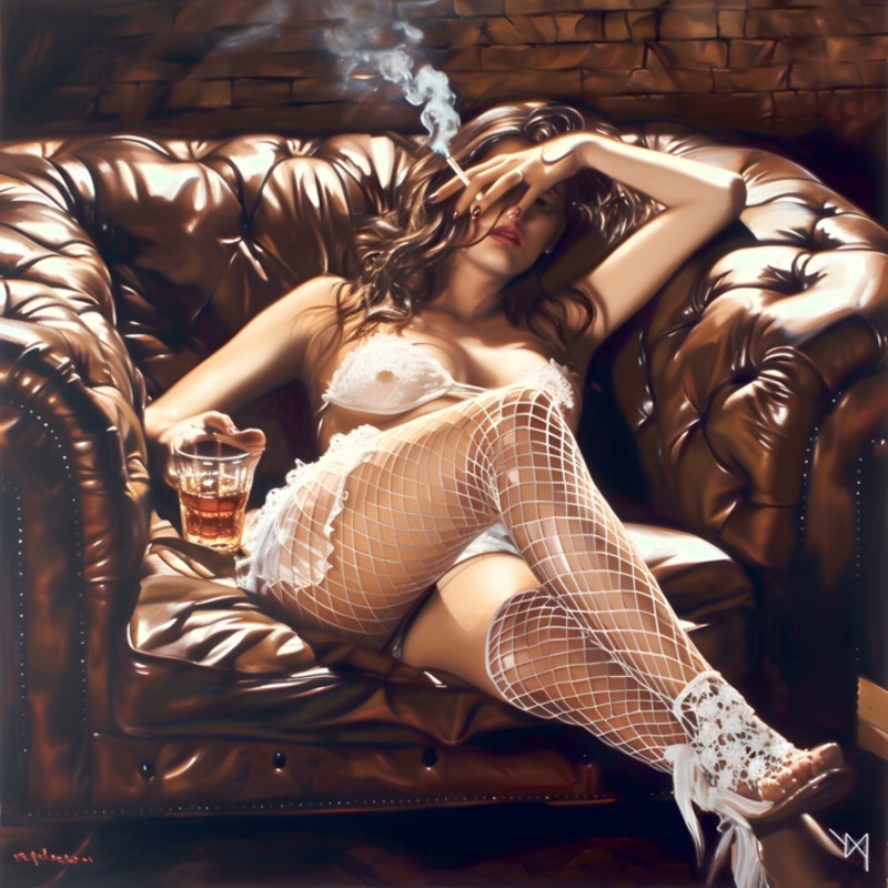 Whisky Et Volupt Digital Arts by Frdric Font (Chroma) | ArtMajeur