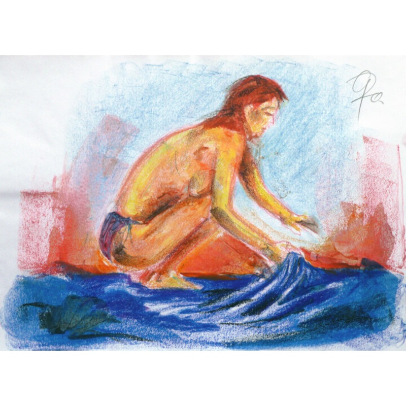 Wogenbeweger. Drawing by Gtz Wiedenroth | ArtMajeur