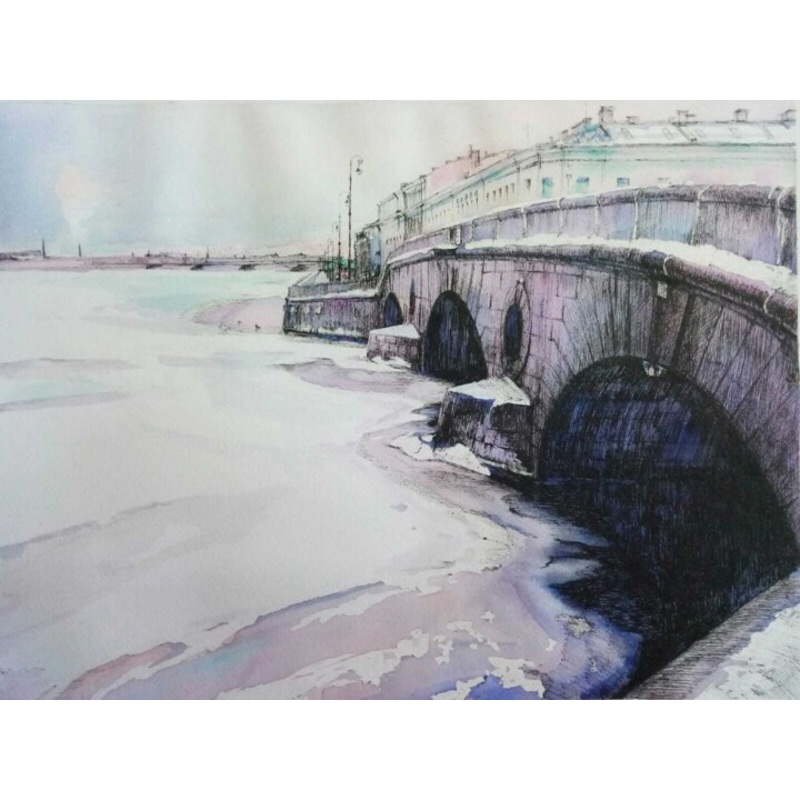 .-/ Laundry  Painting by Irina Karnusina | ArtMajeur