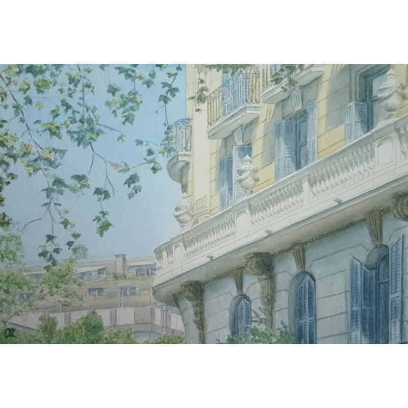 | La Merveilleuse B Painting by Olha Krasko | ArtMajeur