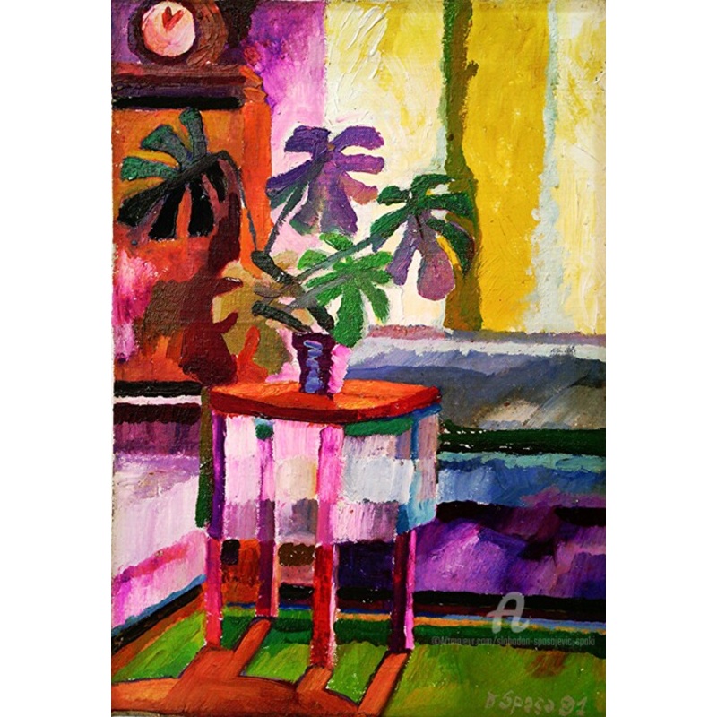 Philadendron Painting by Slobodan Spasojevic (Spaki) | ArtMajeur