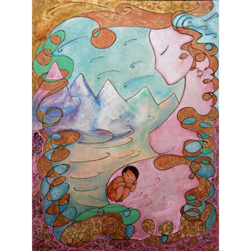 Wind Woman Painting by Gioia Albano | ArtMajeur