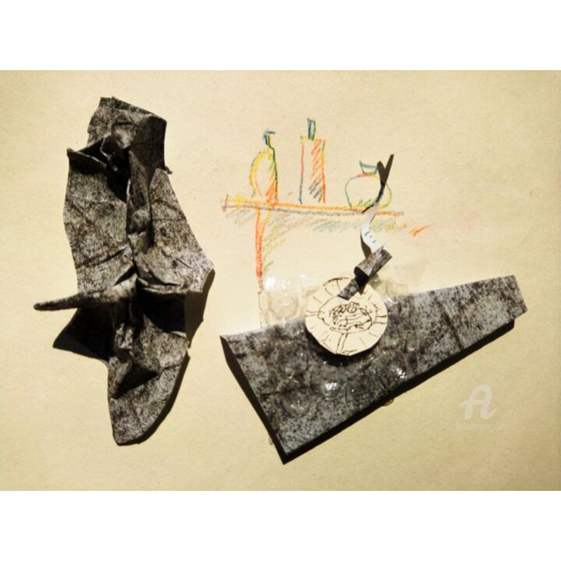 When I Wake Up In The Morning Collages by Reiner Poser | ArtMajeur