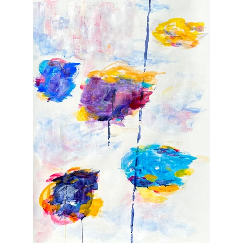 Wolkenzeit Ix Painting by Klaus Stieghorst (KS) | ArtMajeur