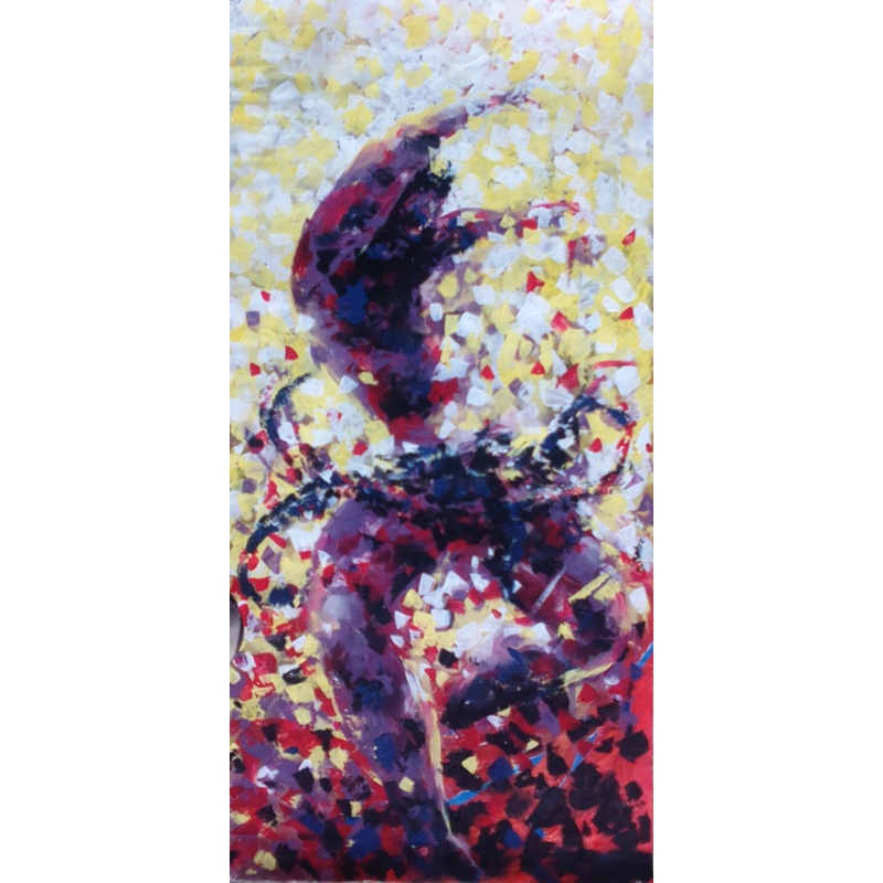 African Dancer Painting by Mbongeni | ArtMajeur