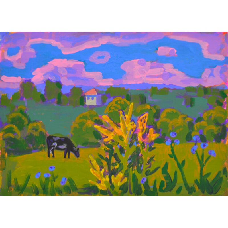 Yellow Flowers. No. 4 Painting by Mykola Kozlovskyi | ArtMajeur
