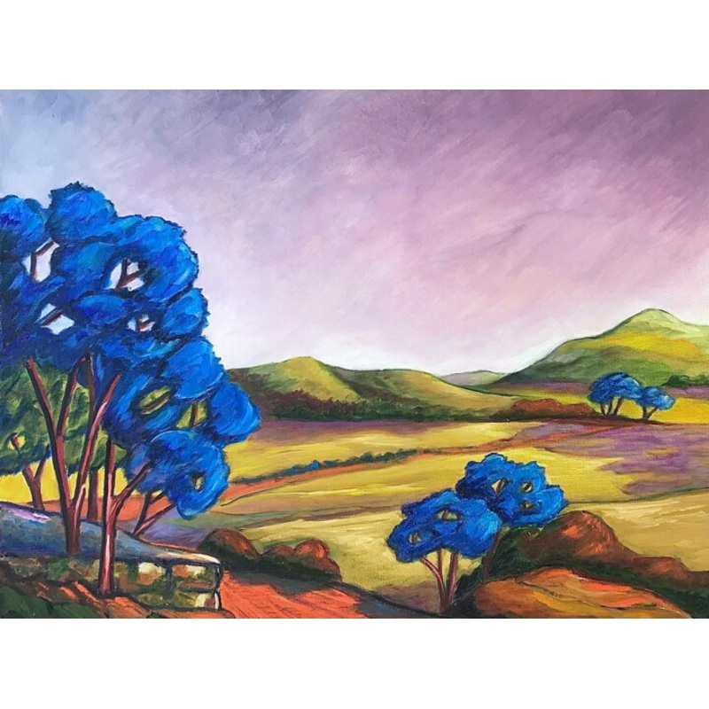 24- Vers Les Cvennes Painting by Guy Raimon Cuisinier | ArtMajeur