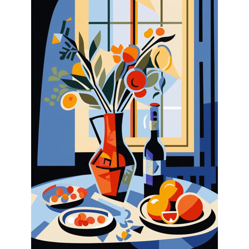 Abstract Still-Life Xxviii Painting by Kosta Morr | ArtMajeur