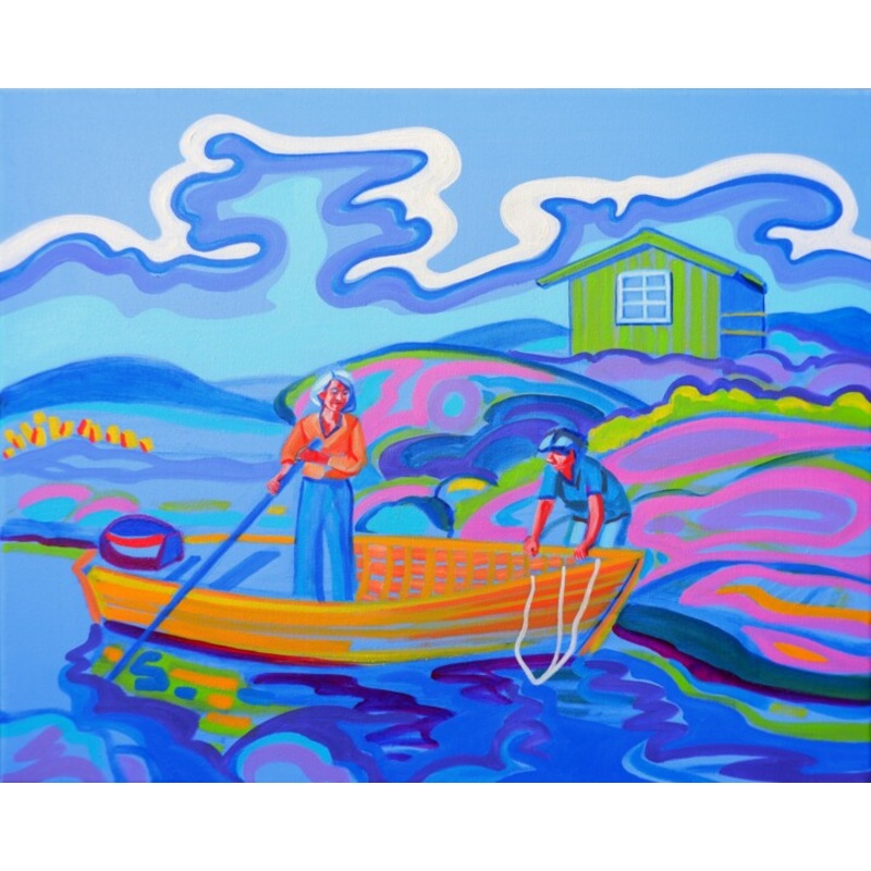 A Change Of Air Painting by Van Lanigh | ArtMajeur