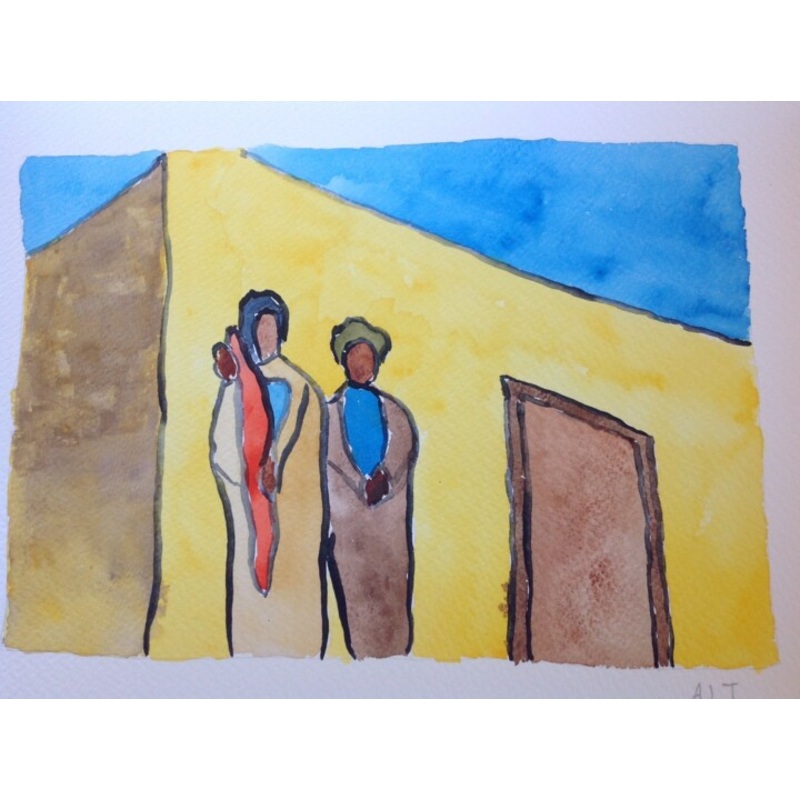 Djibouti Painting by Arnaud De La Tour | ArtMajeur