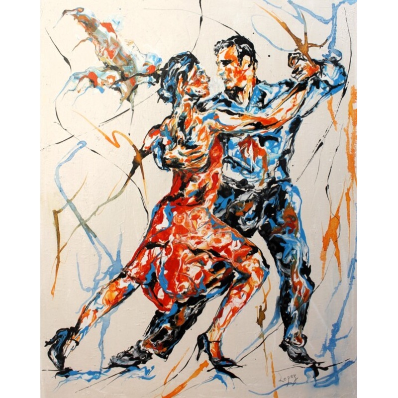 1671 Tango Serr Painting by Jean-Luc Lopez | ArtMajeur
