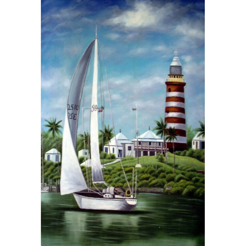 Yacht 006 Painting by Lermay Chang | ArtMajeur