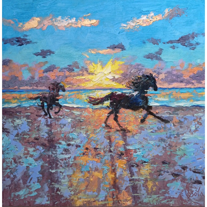 Wild Freedom. Painting by Zina Vysota | ArtMajeur