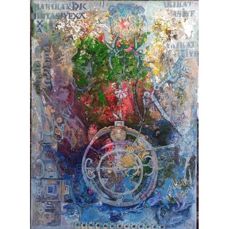 Zaman-An Painting by Ayfer Uz | ArtMajeur