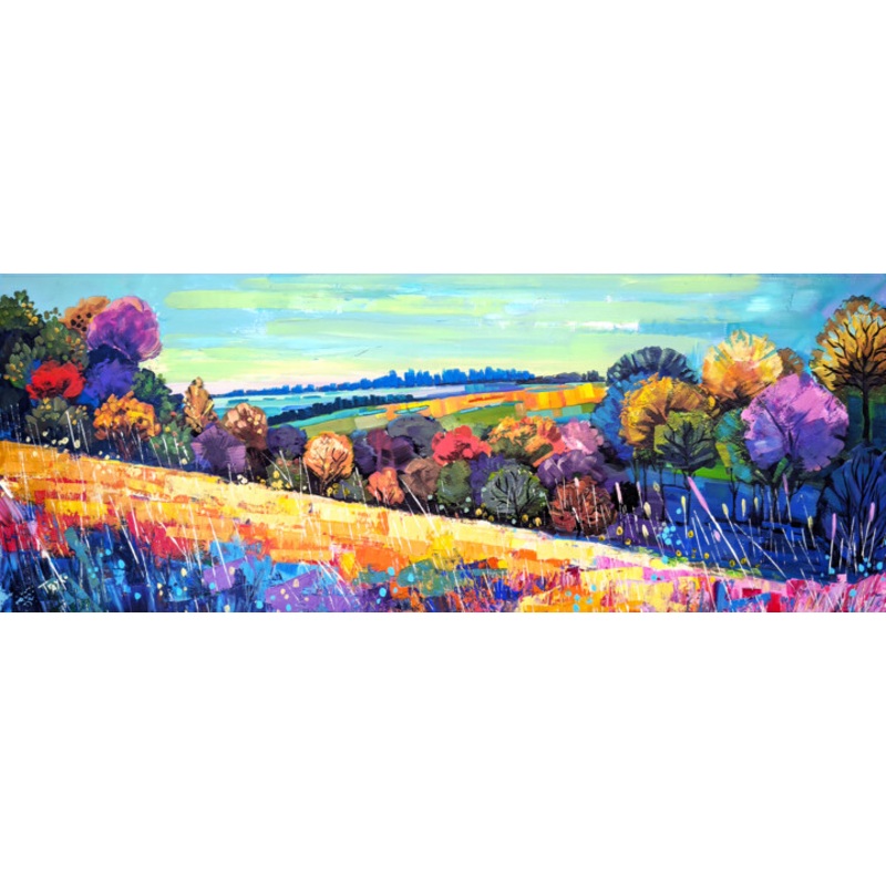 Where The Fields Remember Painting by Trayko Popov | ArtMajeur