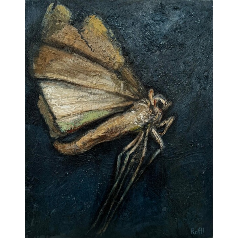 ”Moth” Painting by Raffi Ghazaryan | ArtMajeur