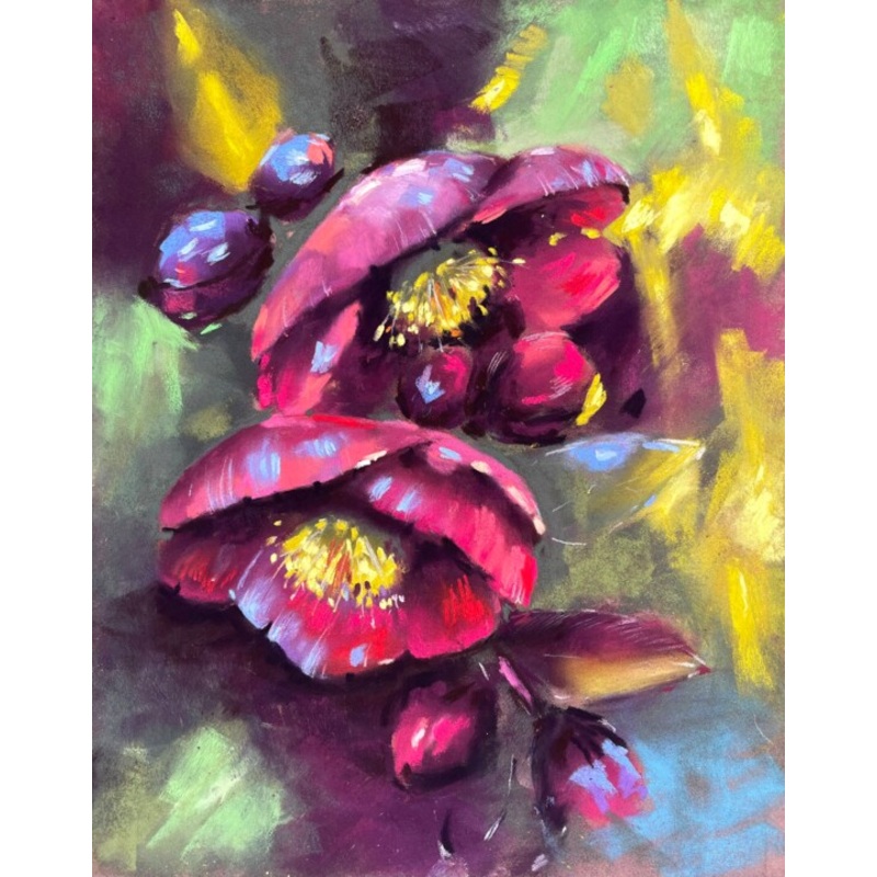 Whispers Of Bloom Drawing by Ksenia Lutsenko | ArtMajeur