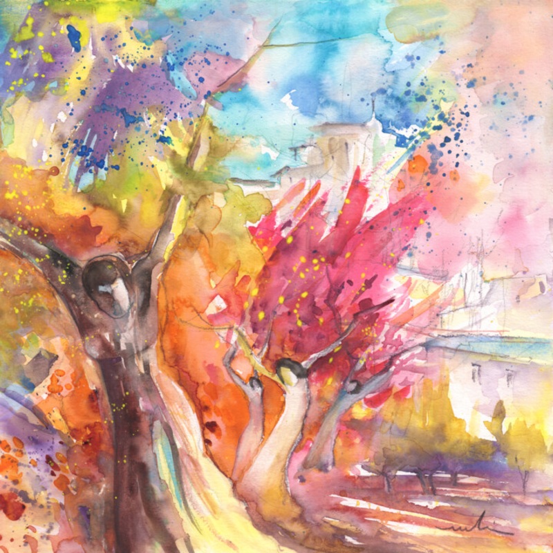 Women And Trees 03 Painting by Miki De Goodaboom | ArtMajeur