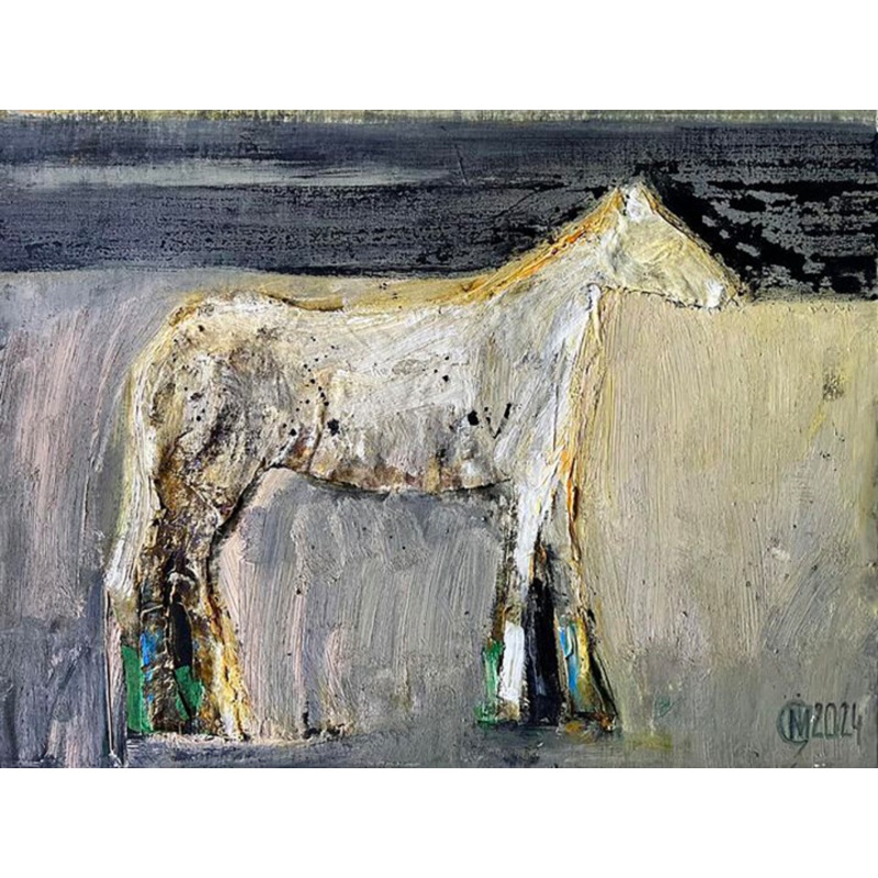White Horse Painting by Ihor Melnyk | ArtMajeur