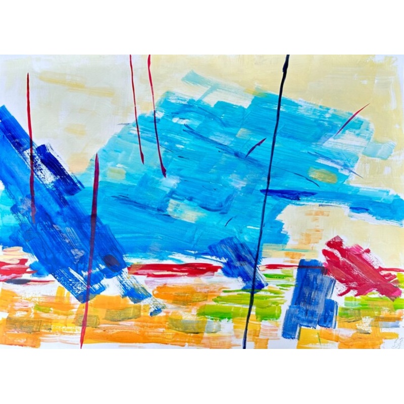 Wolken Meer Vi Painting by Klaus Stieghorst (KS) | ArtMajeur