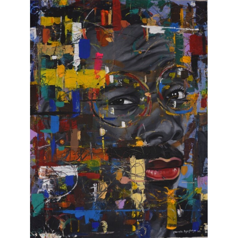 Whispers Of The Soul 5 Painting by Damola Ayegbayo | ArtMajeur