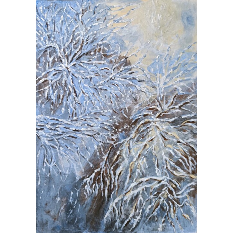 Winter Dew Painting by Livia Doina Stanciu | ArtMajeur