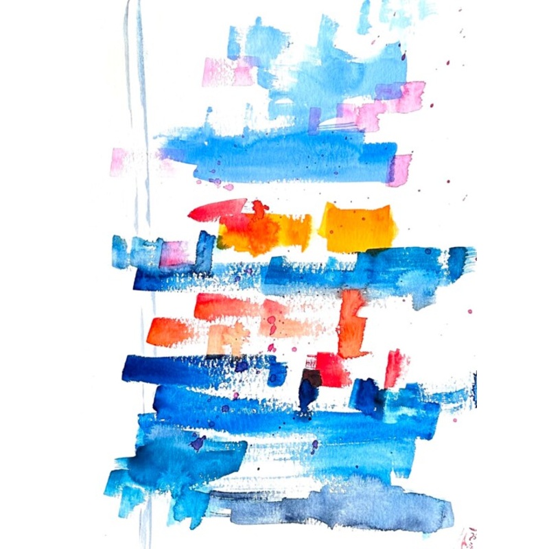 Wolken –  Meer Painting by Klaus Stieghorst (KS) | ArtMajeur