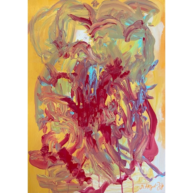 You Have A Big Heart Painting by Martina Heyd-Jilg | ArtMajeur