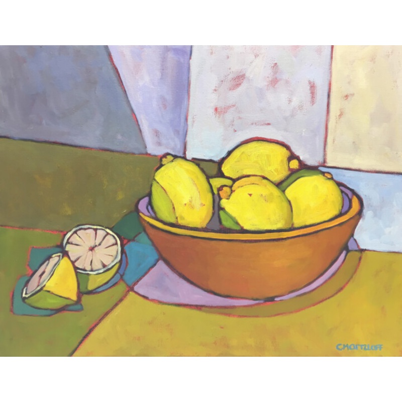 Zestful Lemons Painting by Catherine J. Martzloff | ArtMajeur