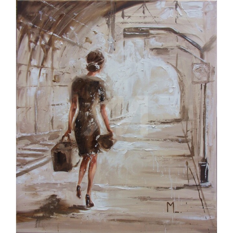 Good By  (2024) Painting by Monika Luniak | ArtMajeur