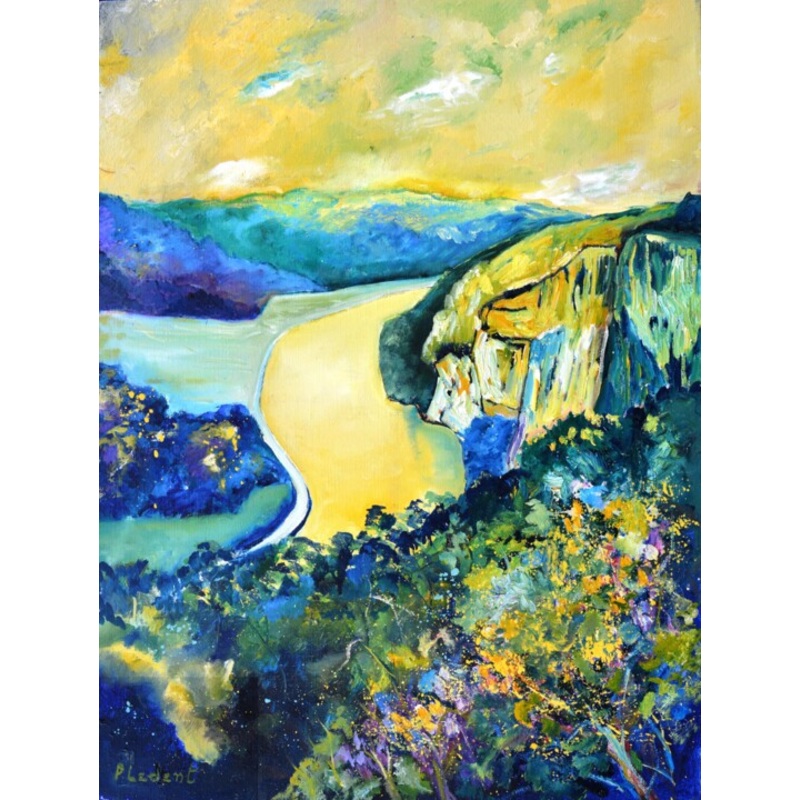 Yellow River Painting by Pol Ledent | ArtMajeur