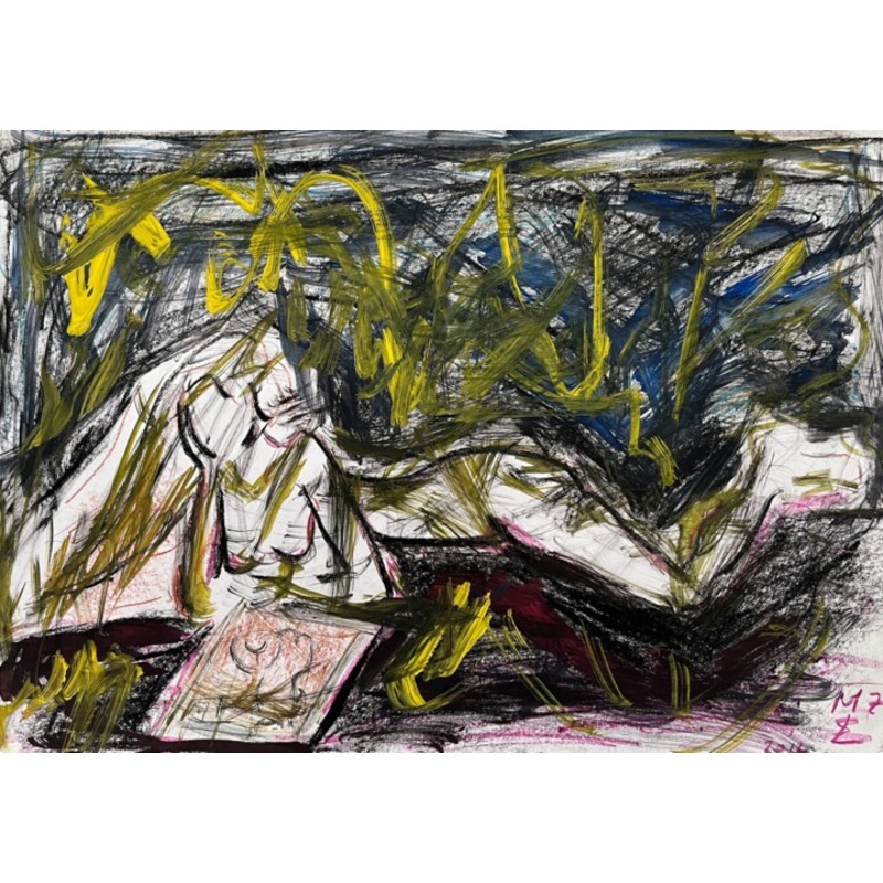 Yu# / The Glass Castle – {M} Drawing by Leni Smoragdova | ArtMajeur
